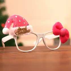 BYJ125 новый рождественские очки Детская украшения без объектива Рождество очки рамки Танцевальная Вечеринка вечерние реквизит