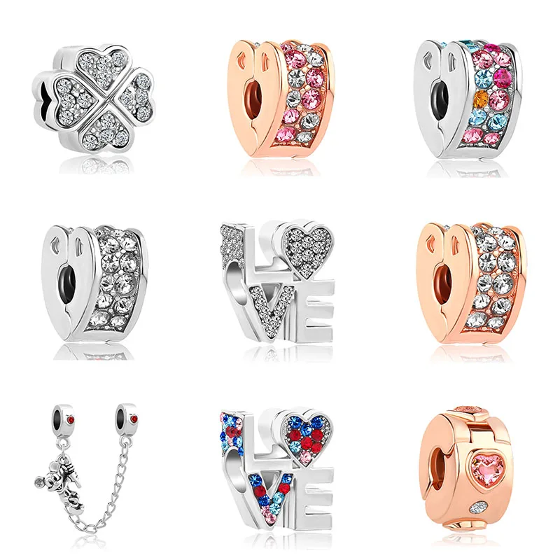 Серебристый Бисер сделай сам Love Coffee Animal Dog Paw Bear Подходит для Pandora амулет браслет