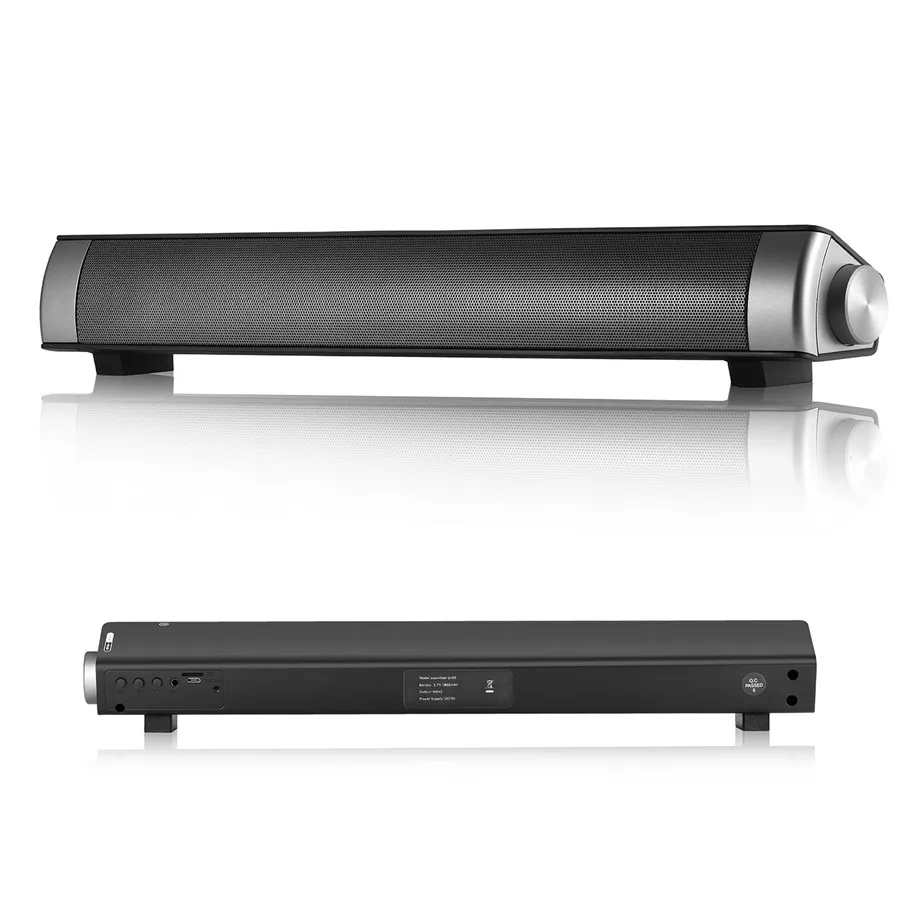 LP 08 Bluetooth Speaker Soundbar Slim Stereo Sound Subwoofer
