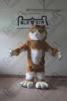 

plush fur cat mascot costumes hot sale cat series costumes