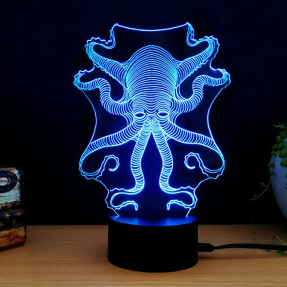 Гаджеты светодиодный светильник подарки сувениры для ребёнка сенсорный переключатель гаджеты электронный 3D акриловый светильник для дома офиса для KTV клуба