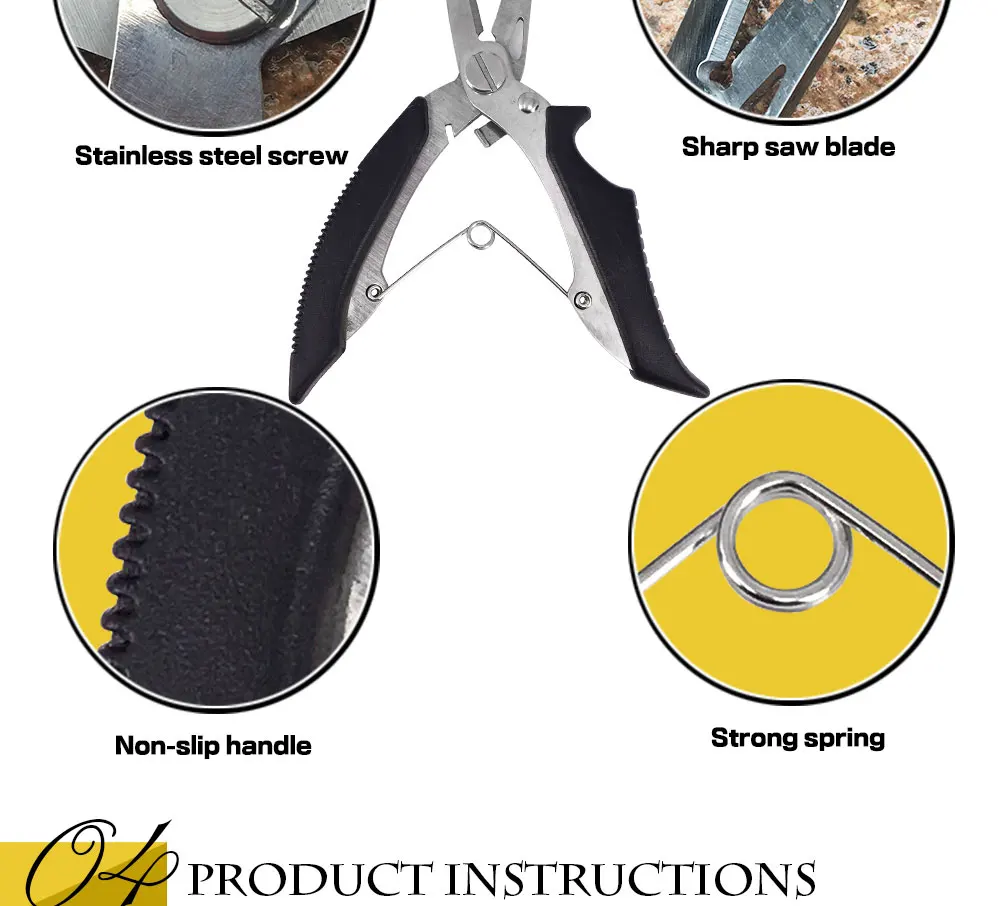 SIECHI рыболовные плоскогубцы из нержавеющей стали лески резаки мини Рыболовные снасти Инструменты Аксессуары для удаления крючков ножницы Вертел Кольцо плоскогубцы