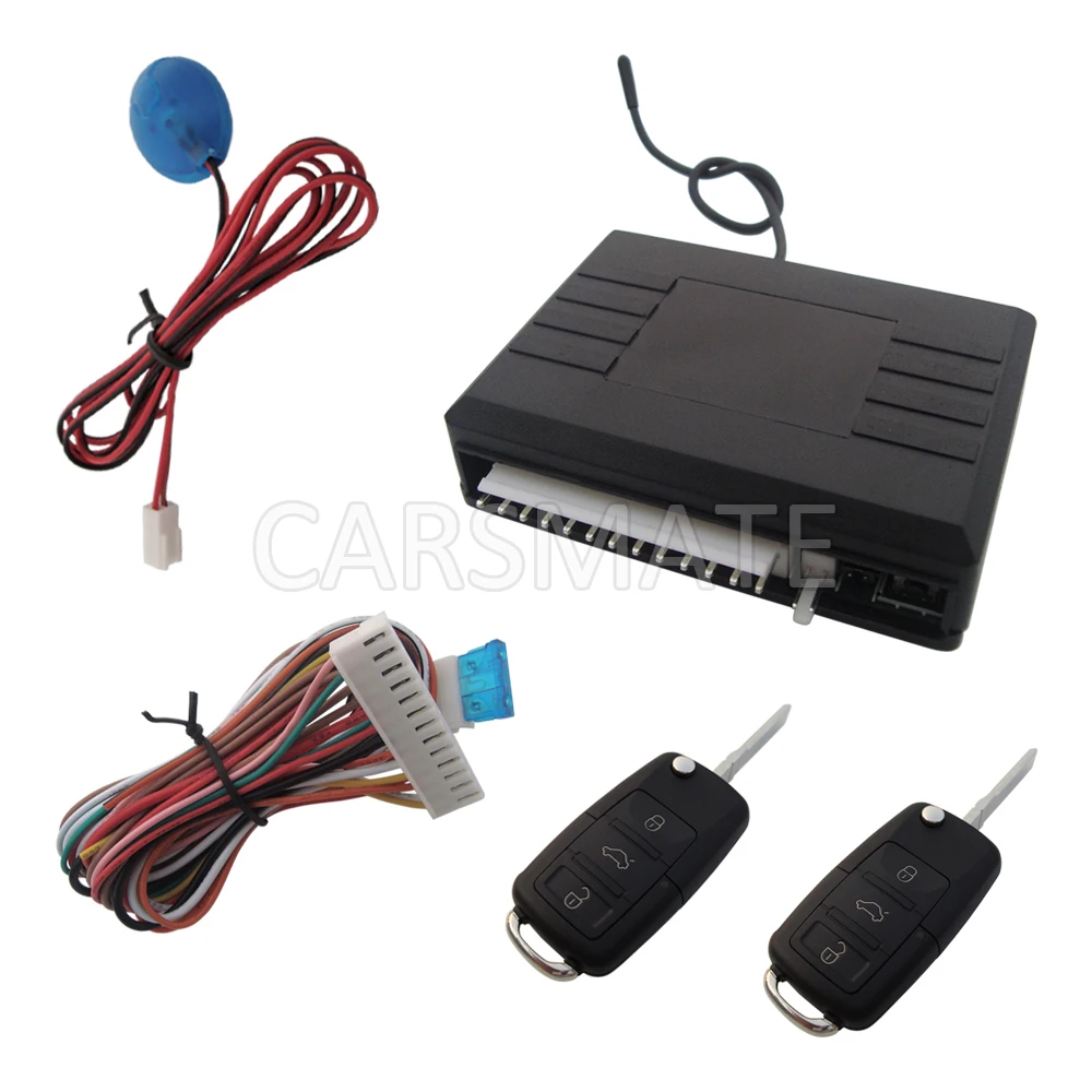 

Car Remote Keyless System With HAA Flip Key Remote Controls And Outside Code Learning Button And LED Status Indicator In Stock