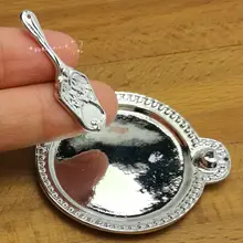 Кукольный домик миниатюрная Кухня 1:12 игрушка металлический поднос для пищевых продуктов и шпатель L5.4cm SPO502