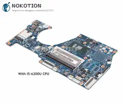 NOKOTION для lenovo Yoga 700-14ISK Материнская плата ноутбука SR2EY I5-6200U процессор BYG43 NM-A601 5B20K41654 основная плата
