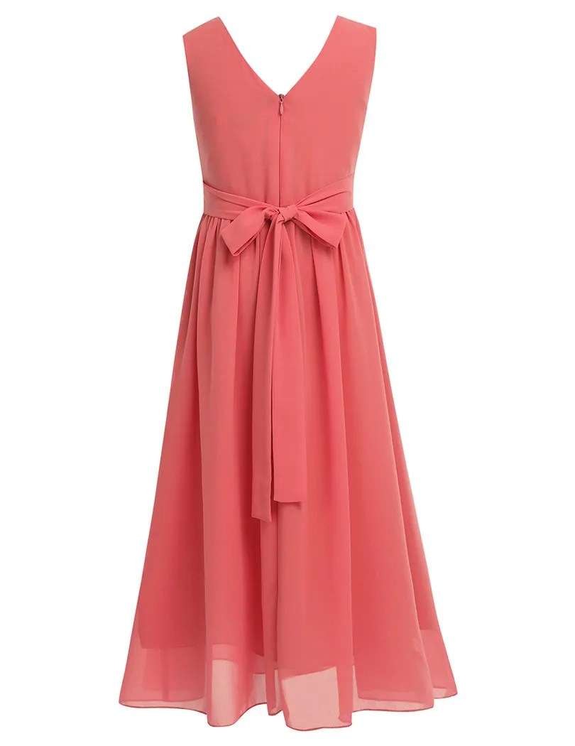 Модное платье с цветами для девочек блестками Сетчатое свадебное принцессы из