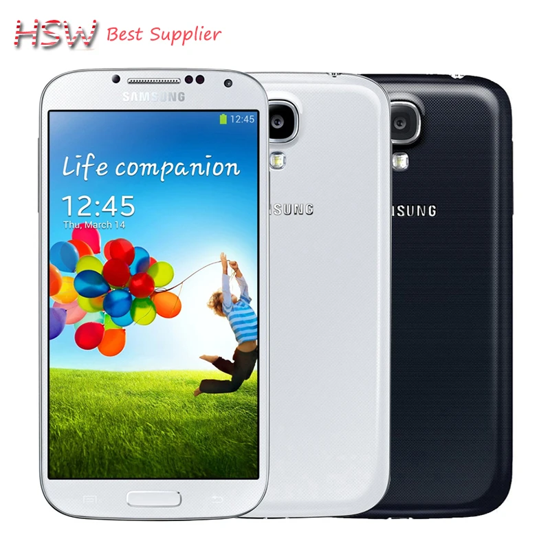 

100% Original Samsung Galaxy S4 i9500 Mobile Phone Quad Core 2GB RAM 16GB ROM 5.0 " 4G Mobile Phone Refurbished