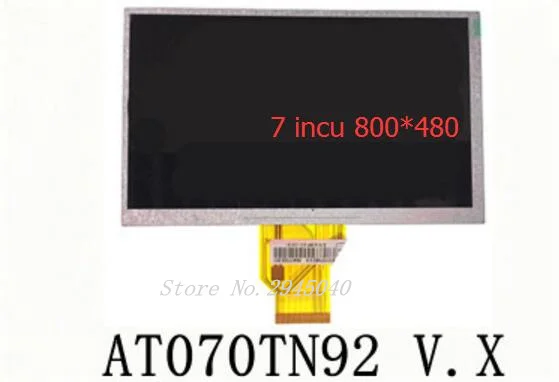 Free shipping TFT 7 inch LCD AT070TN92 V.X dd1 + 1 FPC 800 * 480 tablets car DVD liquid crystal Screen 3 mm thick | Электроника