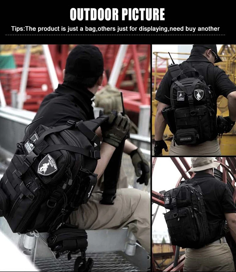 Esportes ao ar Mochila para Acampamento Bolsa de Ombro Duplo dos Homens Qualidade Superior Livre Tático Caminhadas Escalada Mochila 20 Qualidade superior esportes ao ar livre tático