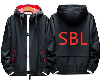 

SBL Men's Hoodies Brand Spring Hooded Long Sleeve Cardigan Hoodie Men Regular Outerwear Sweat Coat Casual Harajuku MC Sportswear