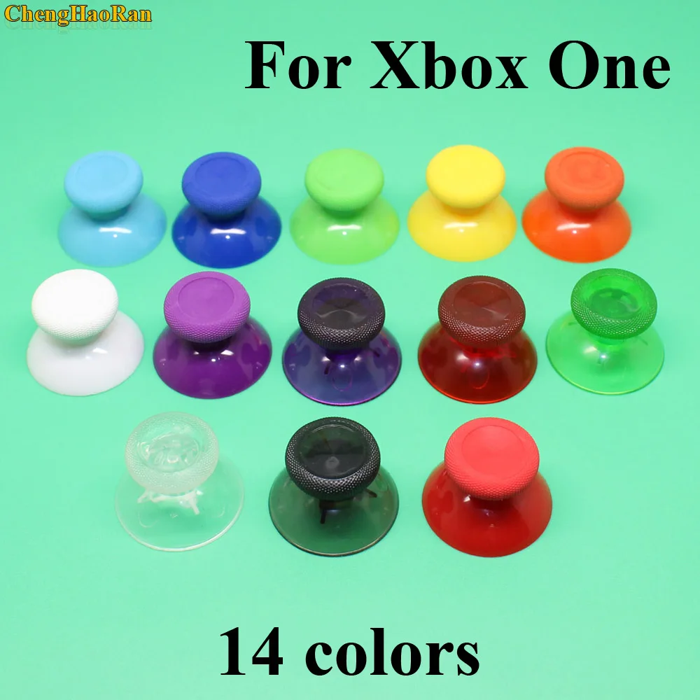 

ChengHaoRan mix 14 colors 3D Analog Joystick Stick for XBox One X Elite S Slim Controller Analogue Thumbsticks Caps Mushroom