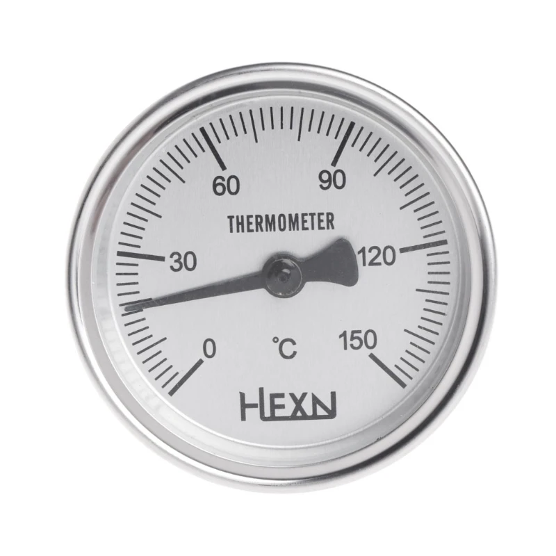 

1/4 PT Thread Stainless Steel Thermometer Moonshine Kitchen Food Cooking Gauge Temperature %328&313