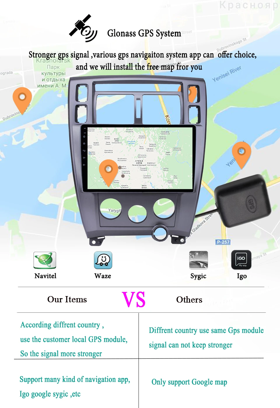 Cheap 10.1" Android 9.1 Car Radio GPS Navigation Multimedia Player Head Unit For Hyundai Tucson LHD 2006 -2013 Stereo Audio Carplay 9