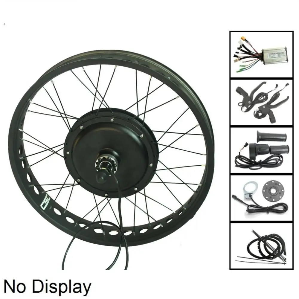 

48V Fat Ebike Conversion Kit CSC 500/750/1000/1500W Electric Snow Bicycle Conversion Kit without Display Apply for 4.0 fat Tyre