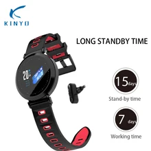 Новое поступление длительное время ожидания умный Браслет монитор сердечного ритма кровяное давление фитнес-трекер Smartband IP67 водонепроницаемые часы