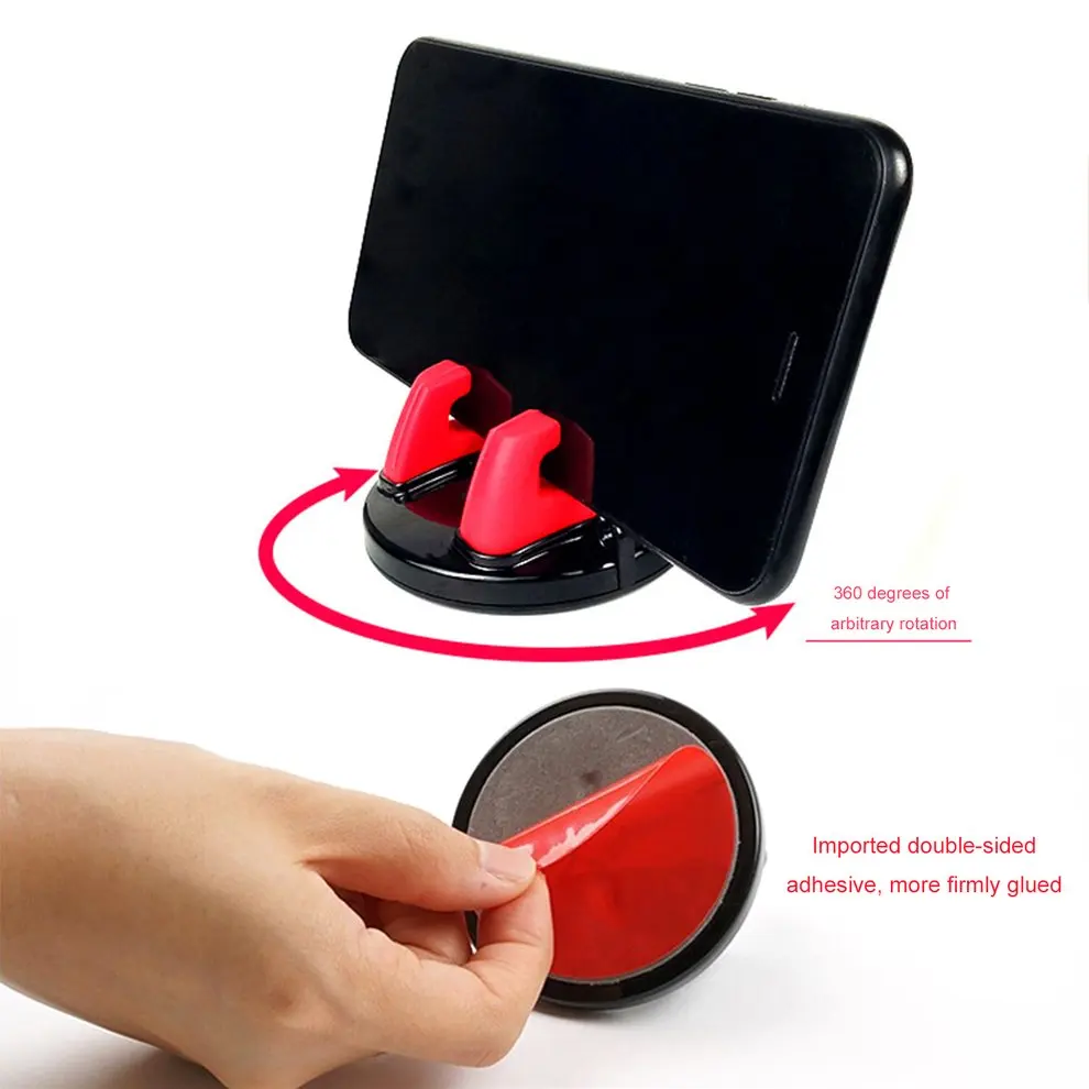 

Universal Soft Silicone 360 Degree Rotation Anti-Slip Car Holder Phone Stand
