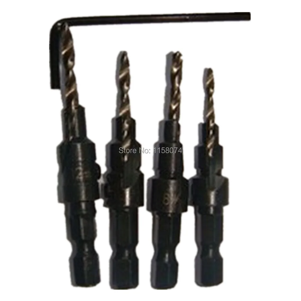 4pcs HSS Countersink Drill Bit Set Quick Change Hex Shank Screw #6 #8 #10 #12.jpg