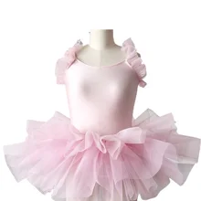 Гимнастический купальник для девочек, новая весенне-летняя детская балетная пачка, женская одежда, костюмы для шоу, пачка, балетное платье