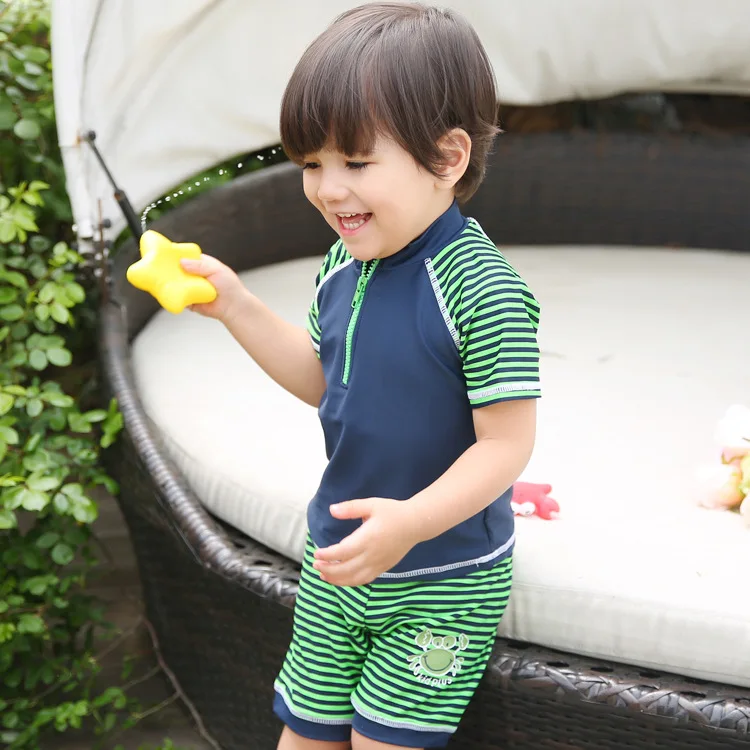 New Children's Sunscreen Bathing Suit Baby Anti Uv Beach Swimsuit Kids