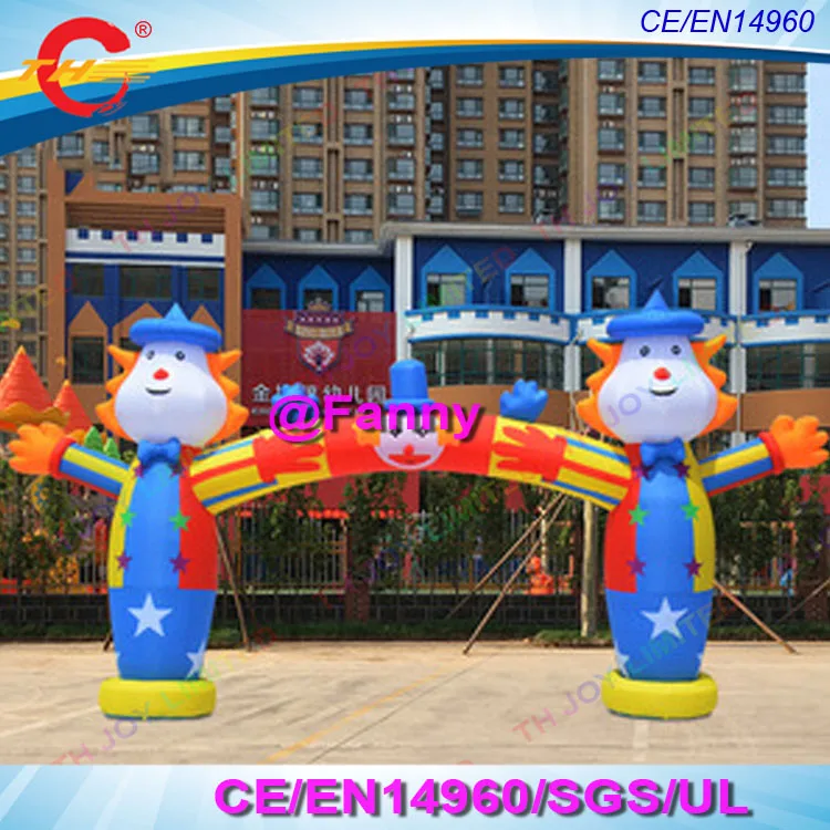 2019 new design popular Inflatable clown arch/welcome archway air entrance for circus performance free ship to door | Игрушки и хобби
