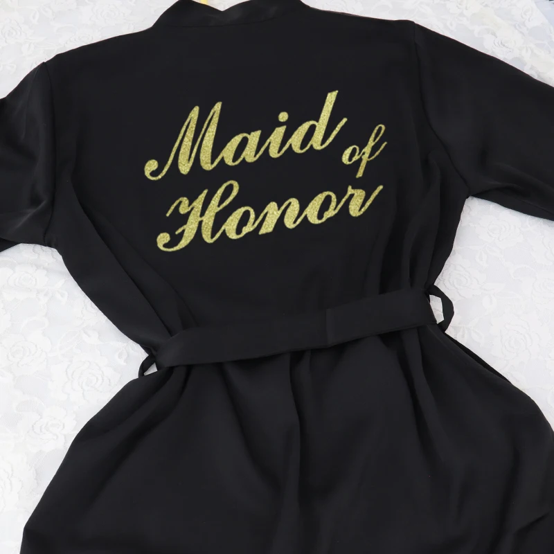 黑色 Maid of Honor