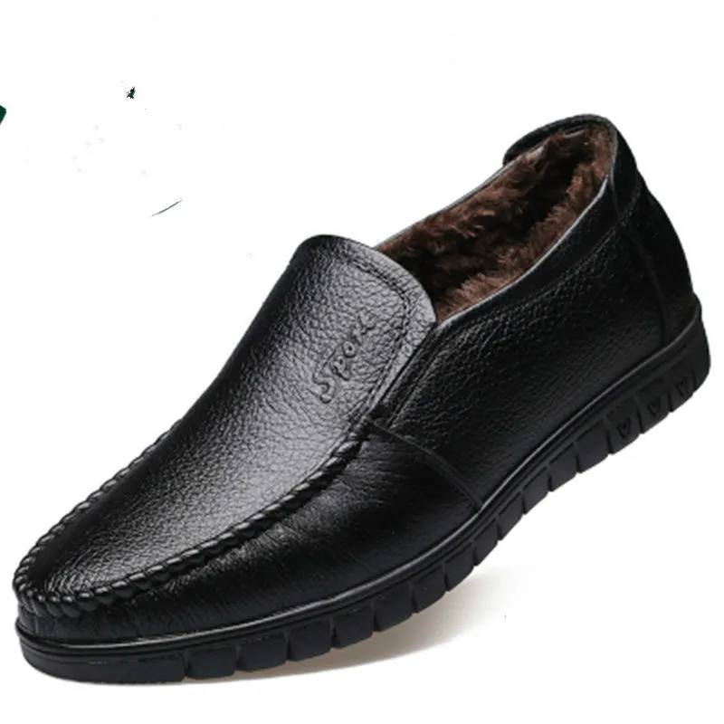 Men's Dress Shoes Taiping Wolf Men's Leather Business Casual Shoes Men's Plus Velvet Warm Cotton Shoes Men's Dad Shoes ZZXP3 Men's Dress Shoes Taiping Wolf Men's Leather Business Casual Shoes Men's Plus Velvet Warm Cotton Shoes Men's Dad Shoes ZZXP3