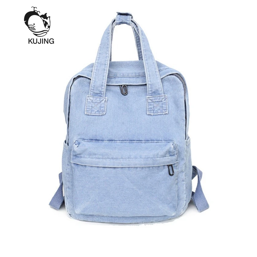 

KUJING Women Backpack Trends High-capacity Student Bag Premium Cowboy Women Travel Leisure Backpack Hot Multipurpose backpack