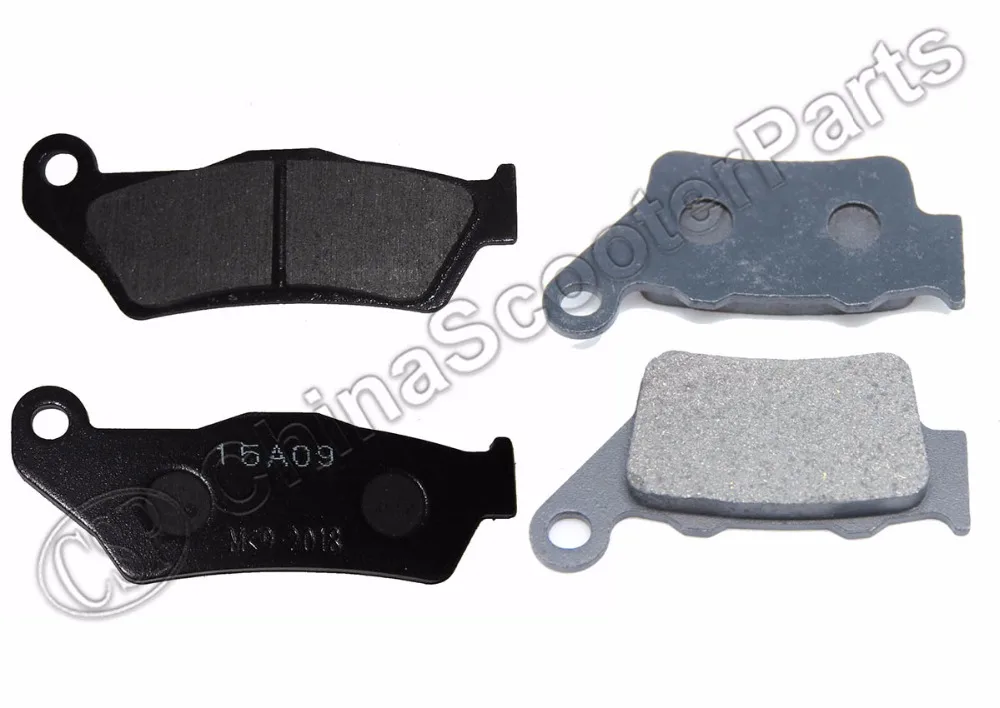 

2 Pairs Motorcycle Front and Rear Brake Pads for LC4 Enduro 400 1996-2002 EXC 440 SX440 1994 1995 450