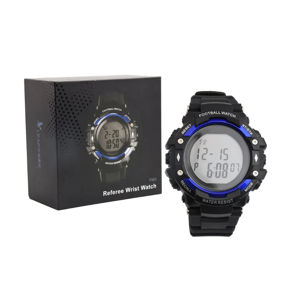 Soccer Referee Stopwatch Water Resist Count Down Timer