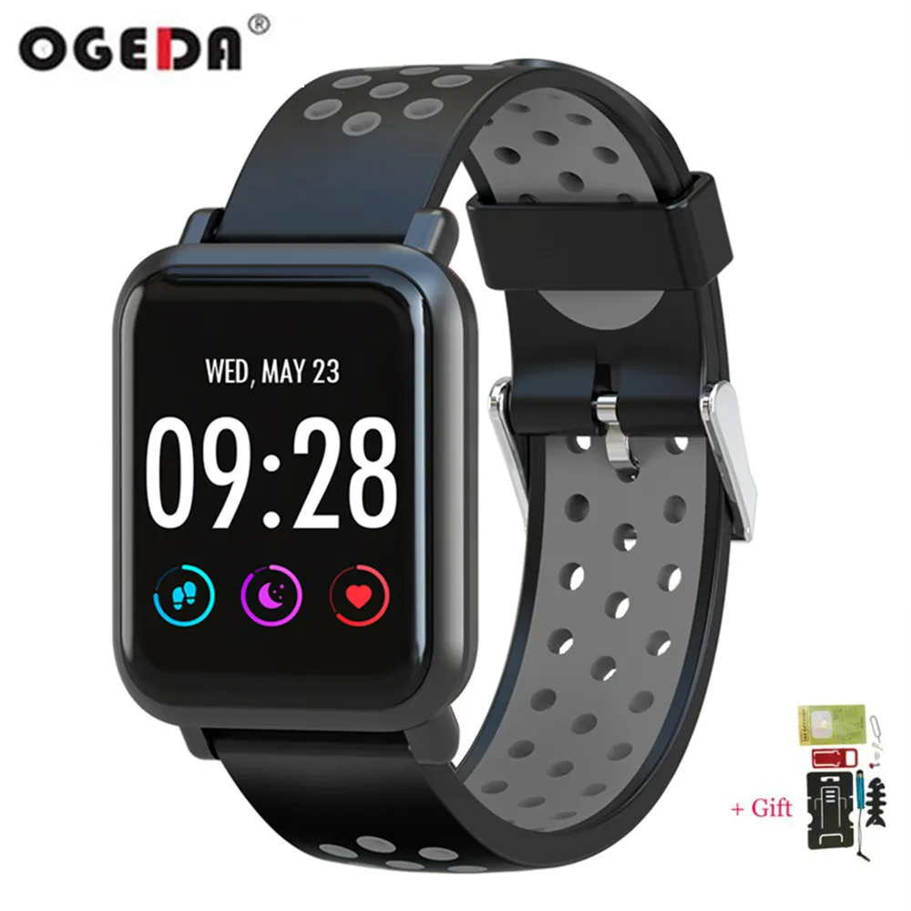 

OGEDA Sports Fitness Clock Color Screen LED Smart Bracelet Sn60 Heart rate health monitoring IP68 waterproof sport watch