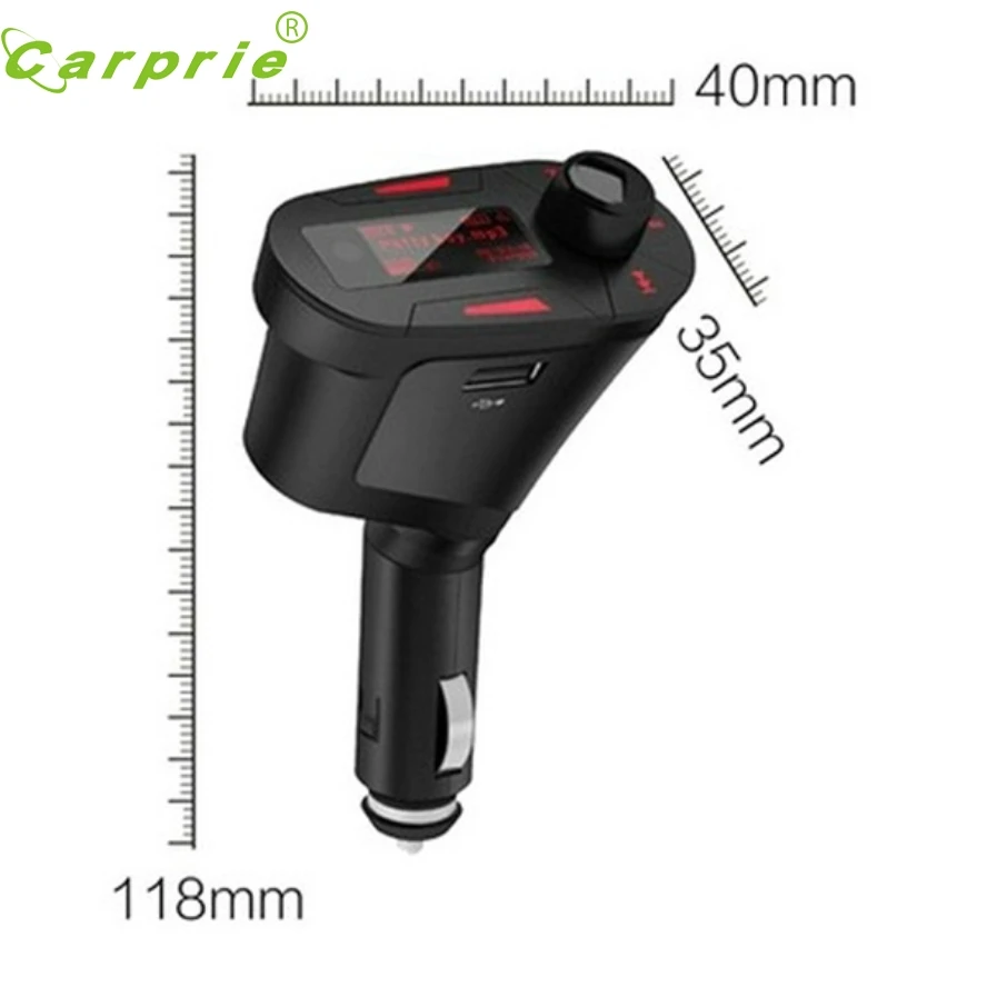 Lcd Автомобильный MP3-плеер беспроводной fm-передатчик с USB разъем для SD и MMC Пульт дистанционного управления красный