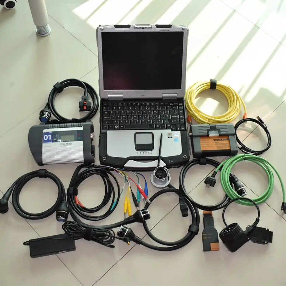 2 в 1 диагностические инструменты MB Star C4 SD Connect + для BMW ICOM A2 B C 2020 12 v hdd Icom A2/MB