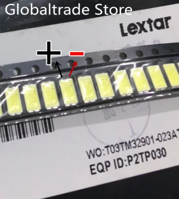 3000 шт. для Lextar 5630 SMD светодиодный Подсветка светодиодный 5730 0,5 Вт 3В PLCC-4 холодный белый ЖК-дисплей Подсветка для ТВ STWRK141E PT56Z03 V2