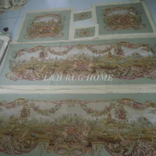 Французский Aubusson ручной wovesofa и чехол для стула комплект 1:4 с руками