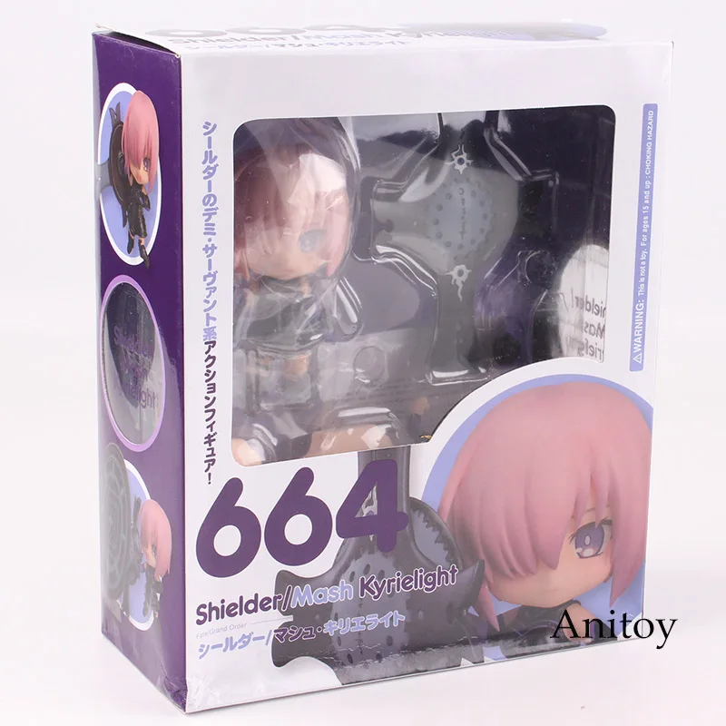 Nendoroid японская фигурка аниме номер 664 Fate Grand Order Figure Shielder Mash Kyrielight ПВХ Коллекционные Фигурки игрушки