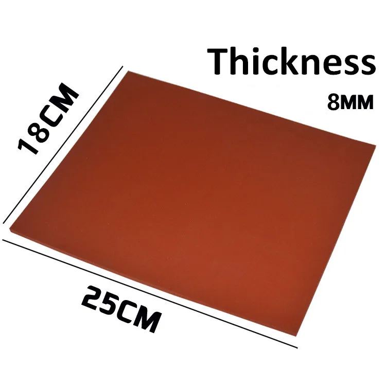 

1pcs 8mm , 18cm*25cm OCA vacuum laminating machine silica gel pad level of ultra soft silicone pad foam adhesive gasket mat