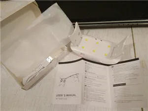 Горячая Светодиодный УФ-лампы мини-Сушилка для ногтей портативные гелевые инструменты для дизайна ногтей