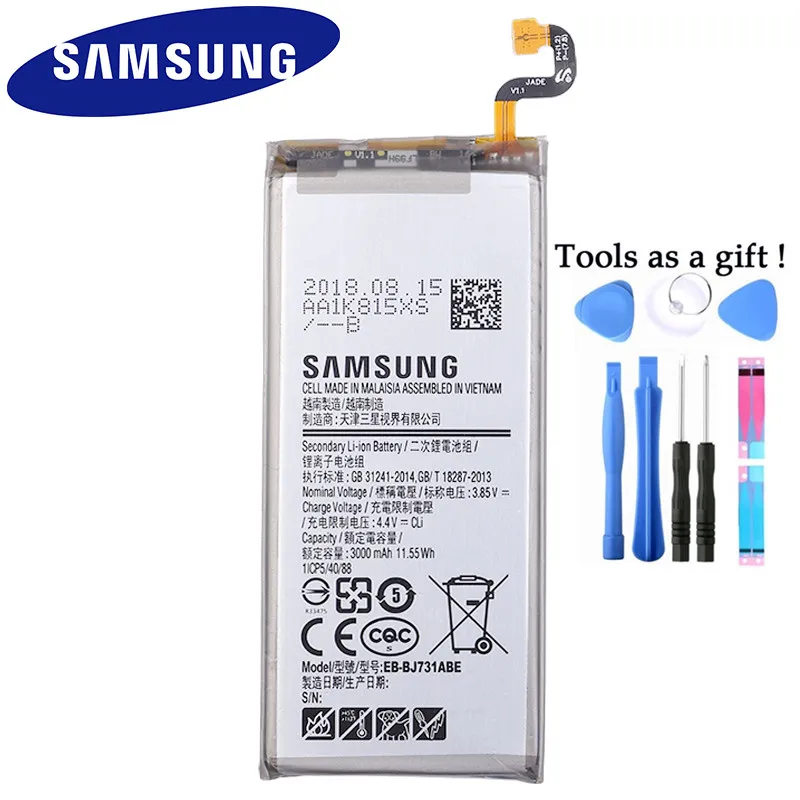 Samsung GALAXY j7+ EB-BJ731ABE SM-J7310 C8 Mobile Phone Board BJ731ABE Li-ion Replacement 3000mAh | Мобильные телефоны и
