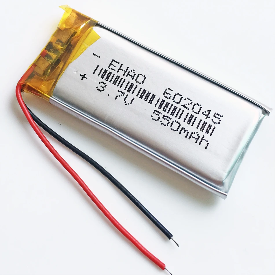 Mah Lipo de Polímero de Lítio 602045 Bateria Recarregável para Mp3 Recorde Dvd Gps Psp Video Pen Câmera do Bluetooth 10 Pcs 3.7 v 550 - Image 5