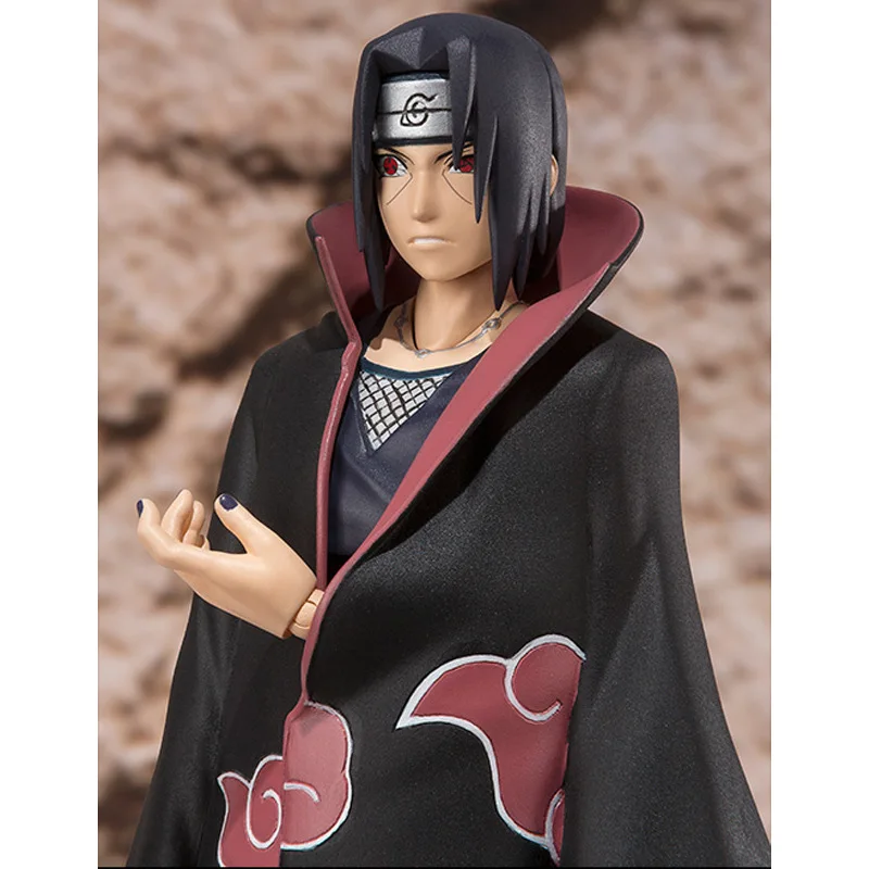 14 см СВЧ Figuarts Аниме Наруто Итачи Учиха Наруто Shippuden S.H.F ПВХ фигурка модель