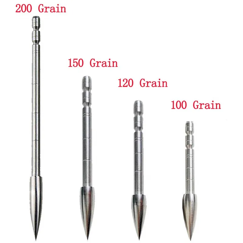 10 шт. 100-200гр точка поля для стрельбы из лука наконечники для практики id4.2мм стрелы для лук стрельба тренировочные аксессуары