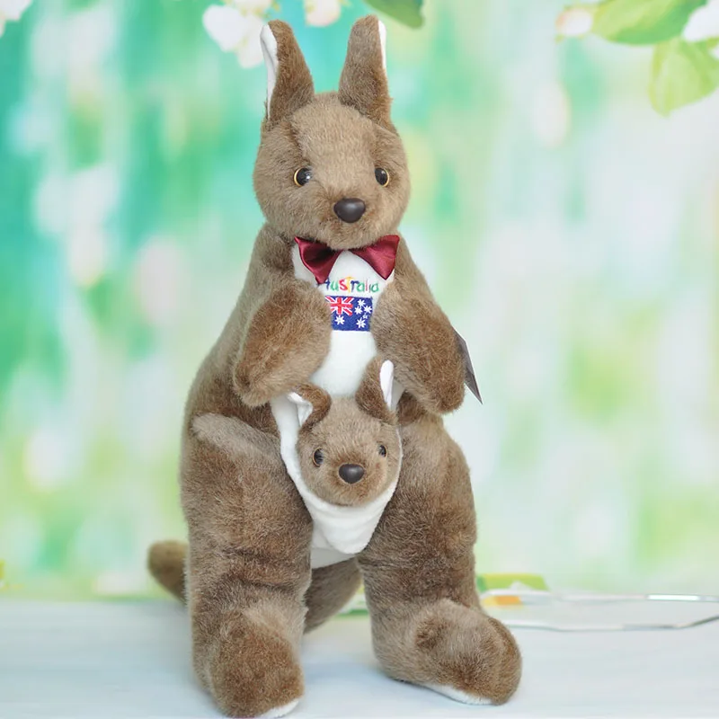 new plush kangaroo toy high quality kangaroo doll gift about 50cm