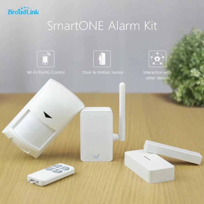 

2016 New Broadlink s1c s1 SmartOne Alarm Security Sensor Kit For Home Smart Home Automation System IOS Android Remote Control