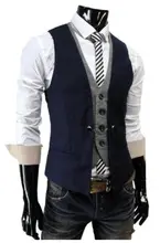 Navy Blue And Gray Mens Vests Slim Fit Suit Waistcoats For Wedding Prom Dinner Man gilet Vest Coletes Custom Made chaleco hombre