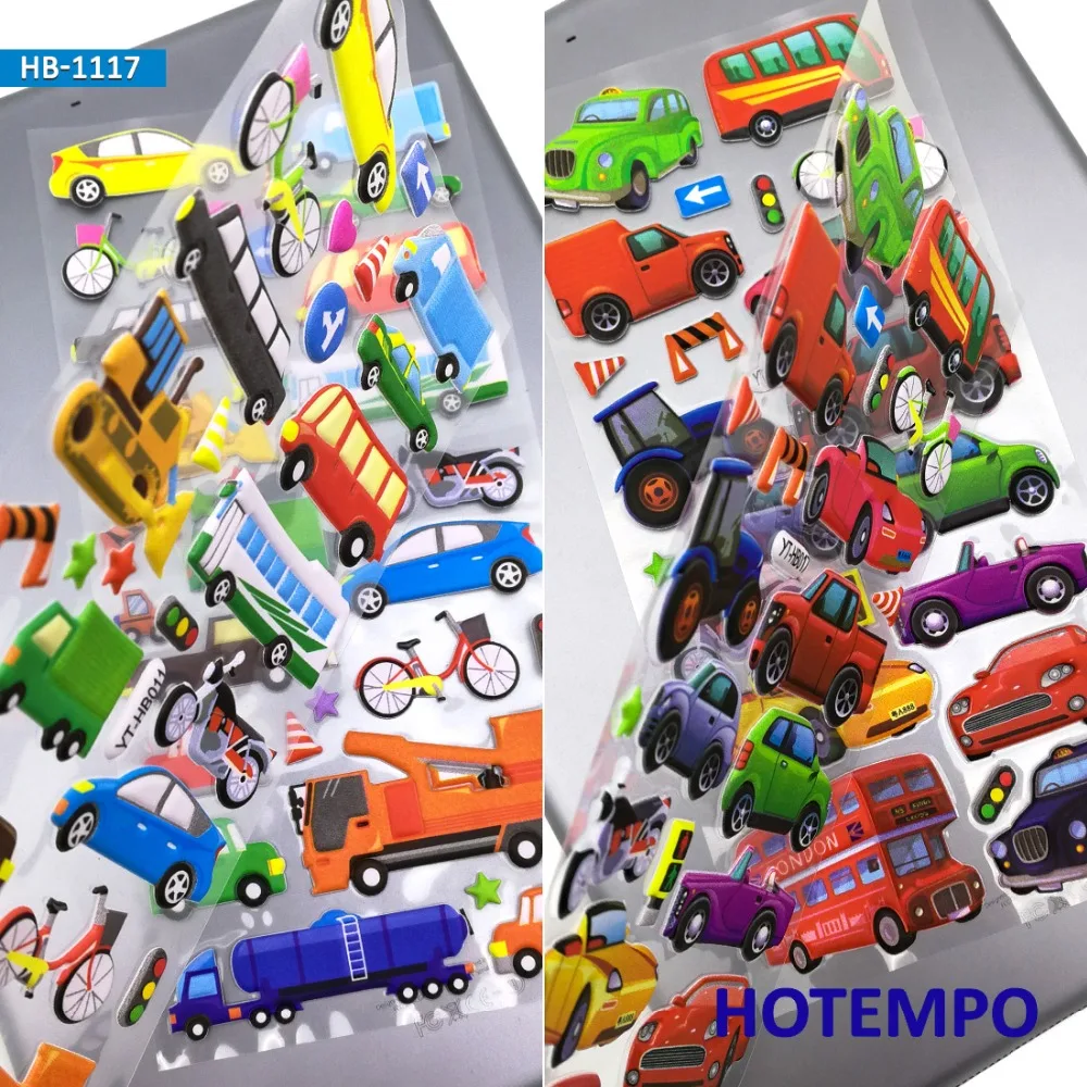 3D Foam Cartoon Car Lovely Cute Car Color Kids Stickers DIY Pegatinas Infantiles Pack for Children Scrapbooks Stickers 3D Foam Cartoon Car Lovely Cute Car Color Kids Stickers DIY Pegatinas Infantiles Pack for Children Scrapbooks Stickers