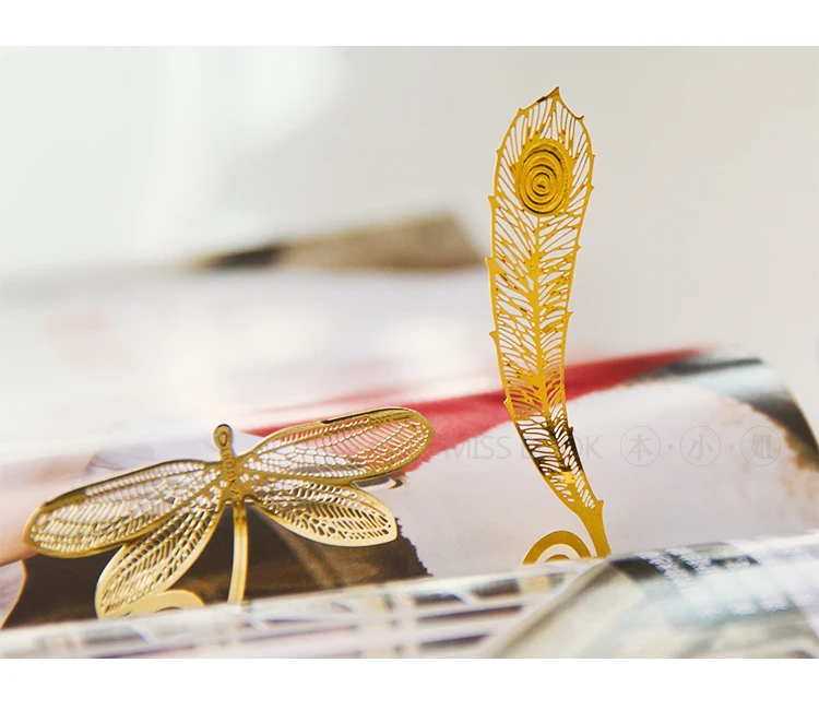Металлические закладки инструмент цветок золото скрипки трубы bookzzicard корейский милый канцелярские Оптовая Продажа Классическая музыка