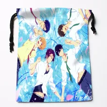 Fl-Q52 New anime Swim Club#7 Custom Logo Printed receive bag Bag Compression Type drawstring bags size 18X22cm 711-#F52