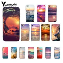 Yinuoda Golden Surfing Wave Sunset beautiful waves Cover Shell Phone Case for iPhone 8 7 6 6S 6Plus 5 5S SE XR X XS MAX(China)