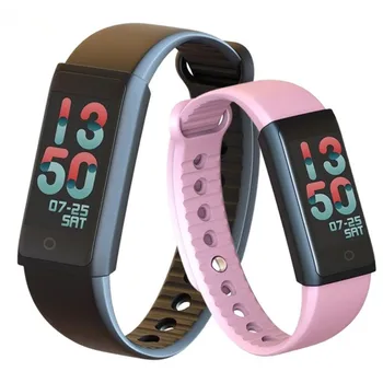 Smart Band Color Screen Pressure Heart Rate Watch Smart Bracelet Fitness Bracelet Tracker Pedometer Smart Watch Men Woman