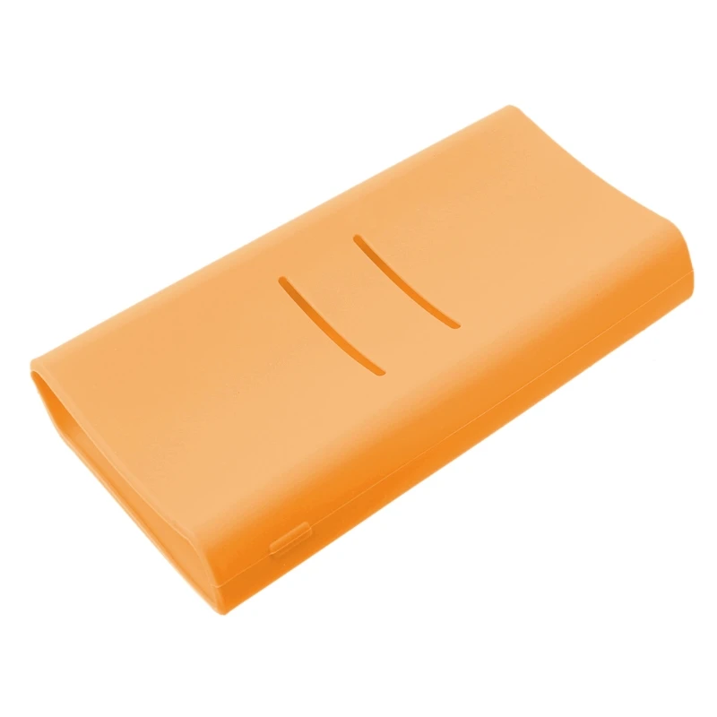 

1pc Anti-slip Silicone Protection Case Cover For Xiaomi mi 2C 20000mAh Powerbank Protector Sleeve Power Bank Accessories Orange